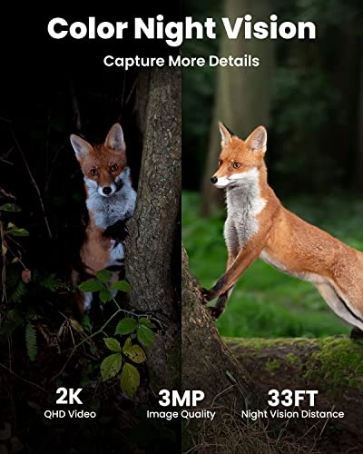 4G LTE Cellular Security Camera 2K