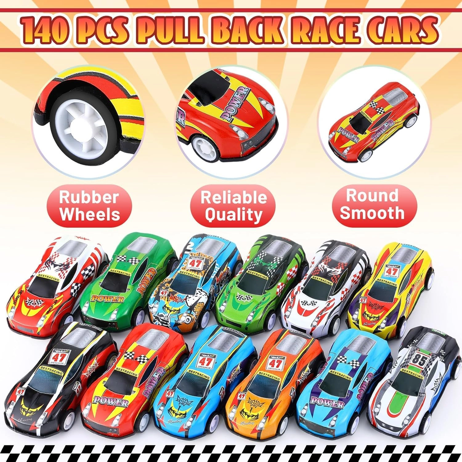 Racing Alloy Model Series - 1:64 Scale 6 Count