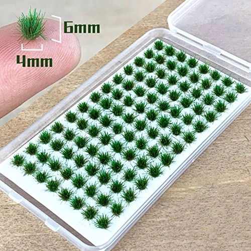 Static Grass Model Grass Tufts - 208 Pcs 1:35/1:50/1:70/1:87 train railway model