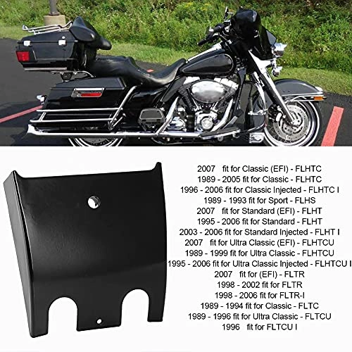 Lower Dash Extension Panel - Chrome-finished Steel Fit for FLHT FLTCU I 2007