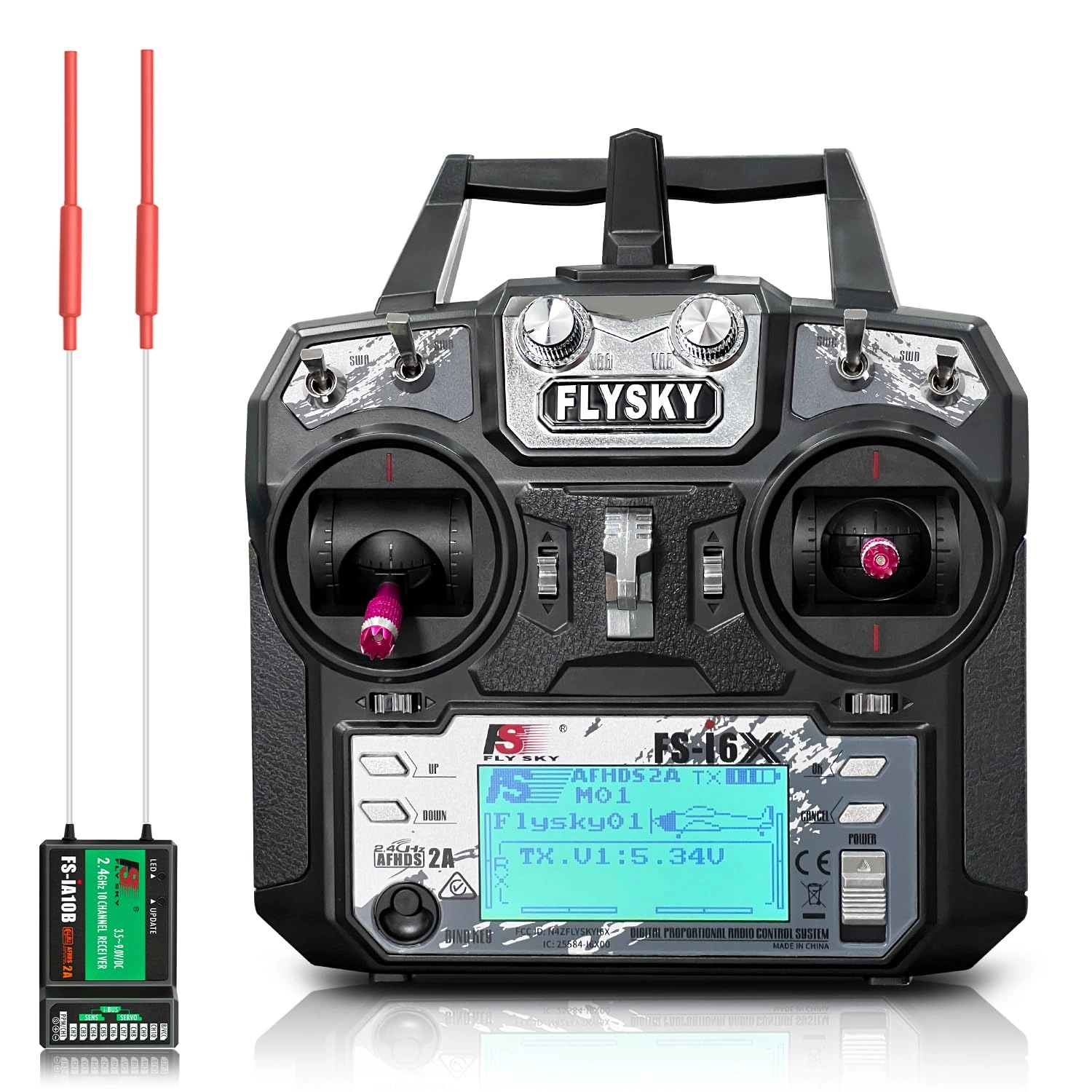 HAWK'S WORK FS-i6X - 10Ch 2.4GHz + FS-iA10B - Receiver