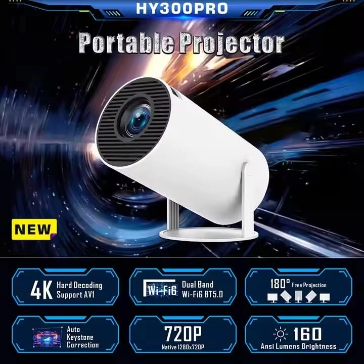Smart Projector - 12000 LUX 3840 Pixels