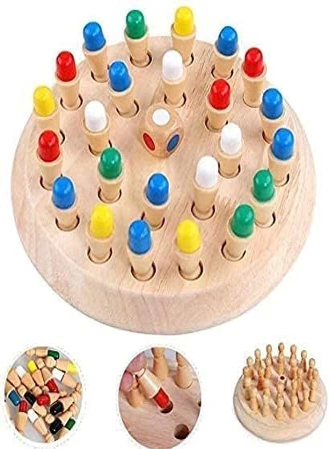 Wooden Memory Chess Game - 3+ 31 pieces
