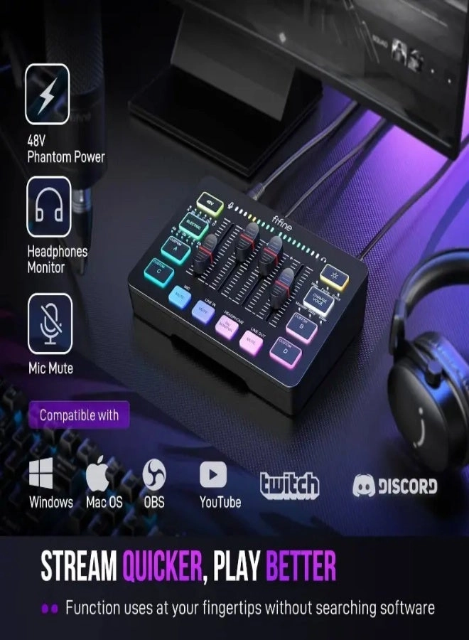 SC3 - XLR 48V Phantom Power RGB Lighting
