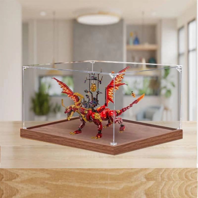 Display Case (41714) - 17.71x9.84x11.81in. Black Bottom 3mm