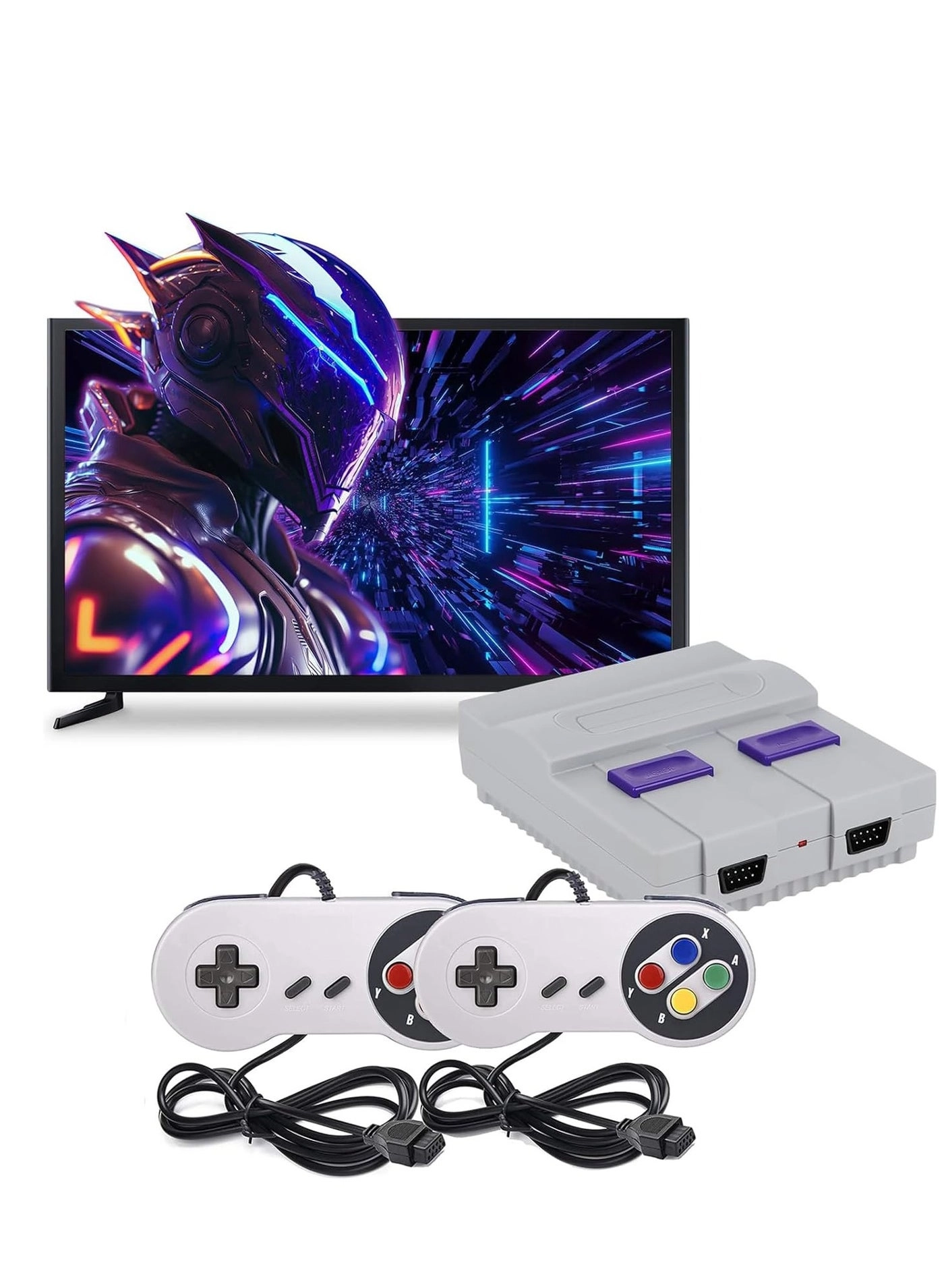 Excefore Classic Retro Mini Game Console - 500 Built-in Games 2 Controllers HDMI Port