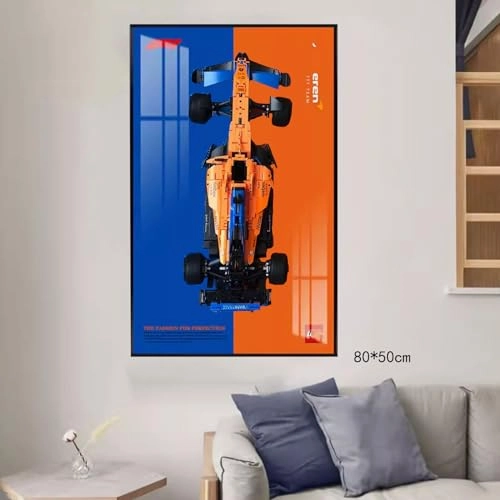 Lego Display Wallboard (42141) - 80 x 50 cm Acrylic Wall Mount