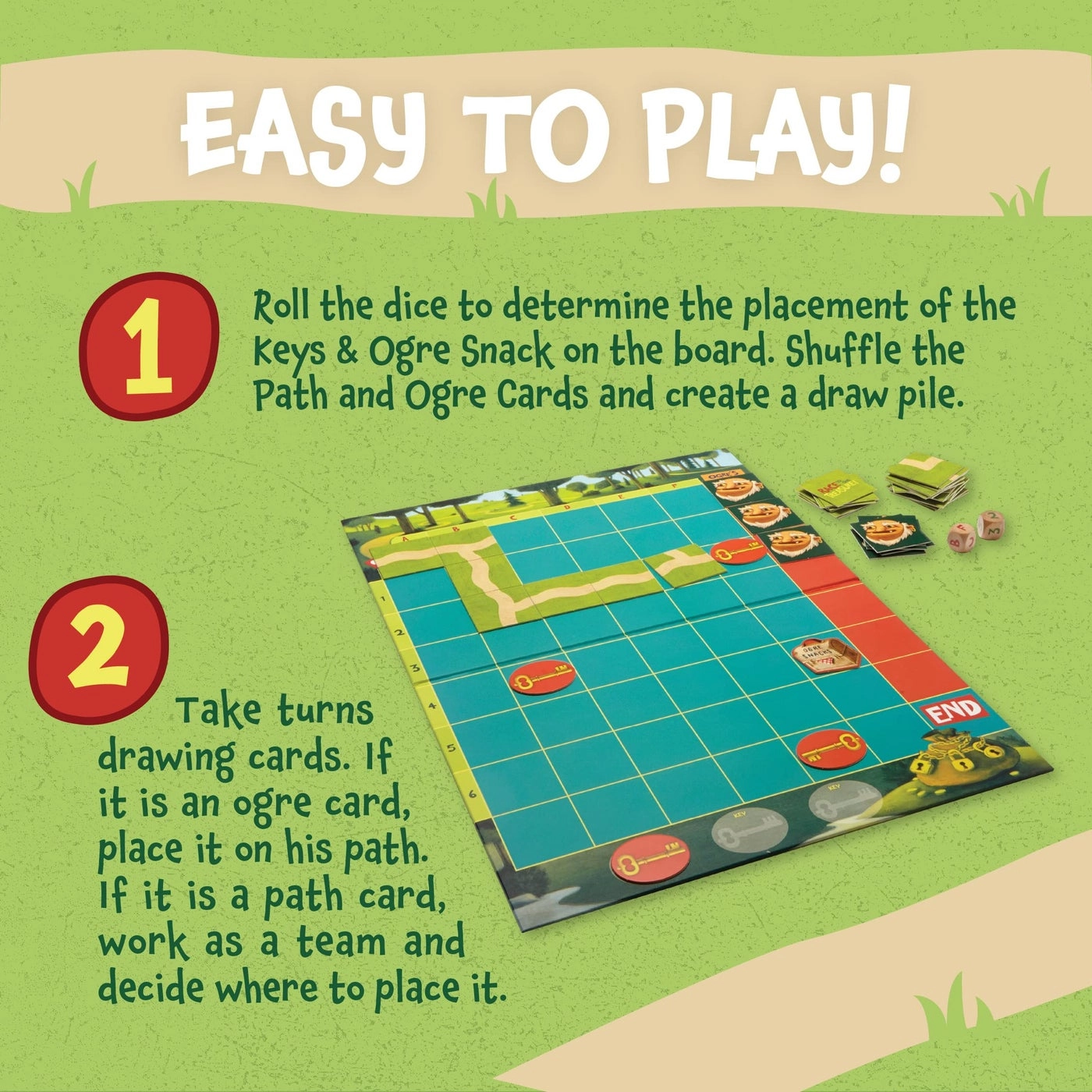 Race to the Treasure! - Cooperative Path Building Game