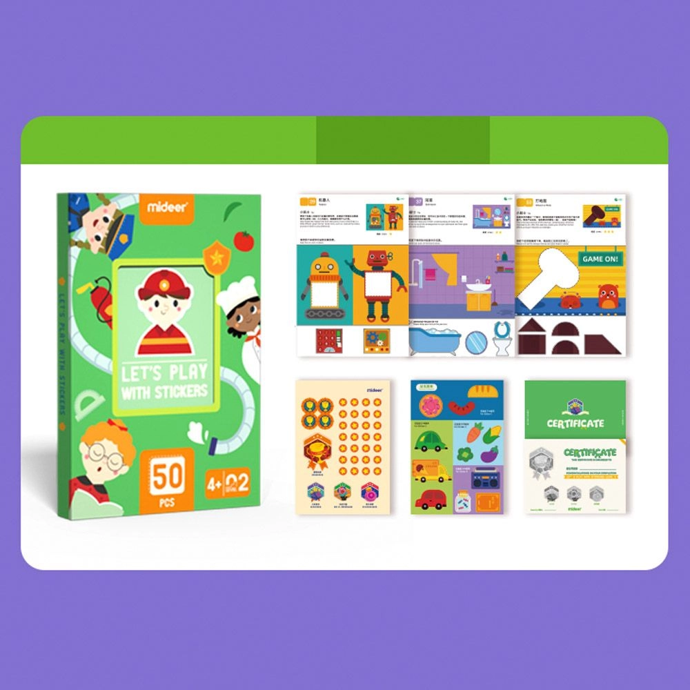 Let's Play With Stickers Sticker Book Level 2