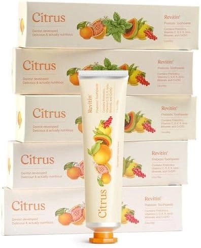 Revitin Prebiotic Oral Therapy Citrus Toothpaste Pack