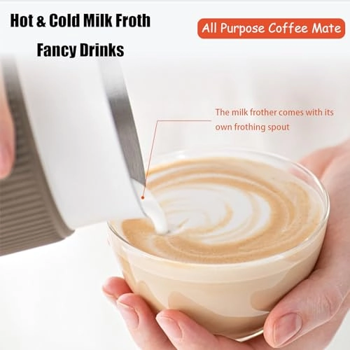 Espresso Maker - Milk Frother 2-in-1 One-Touch