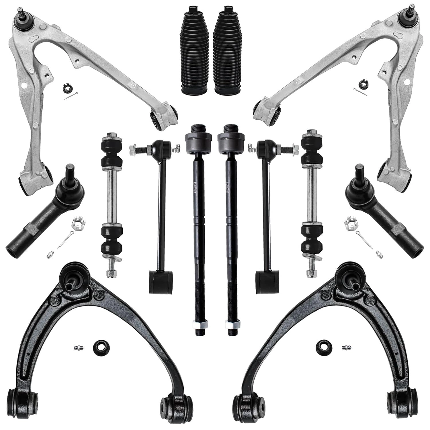 Detroit Axle 14pc Front End Control Arms Kit