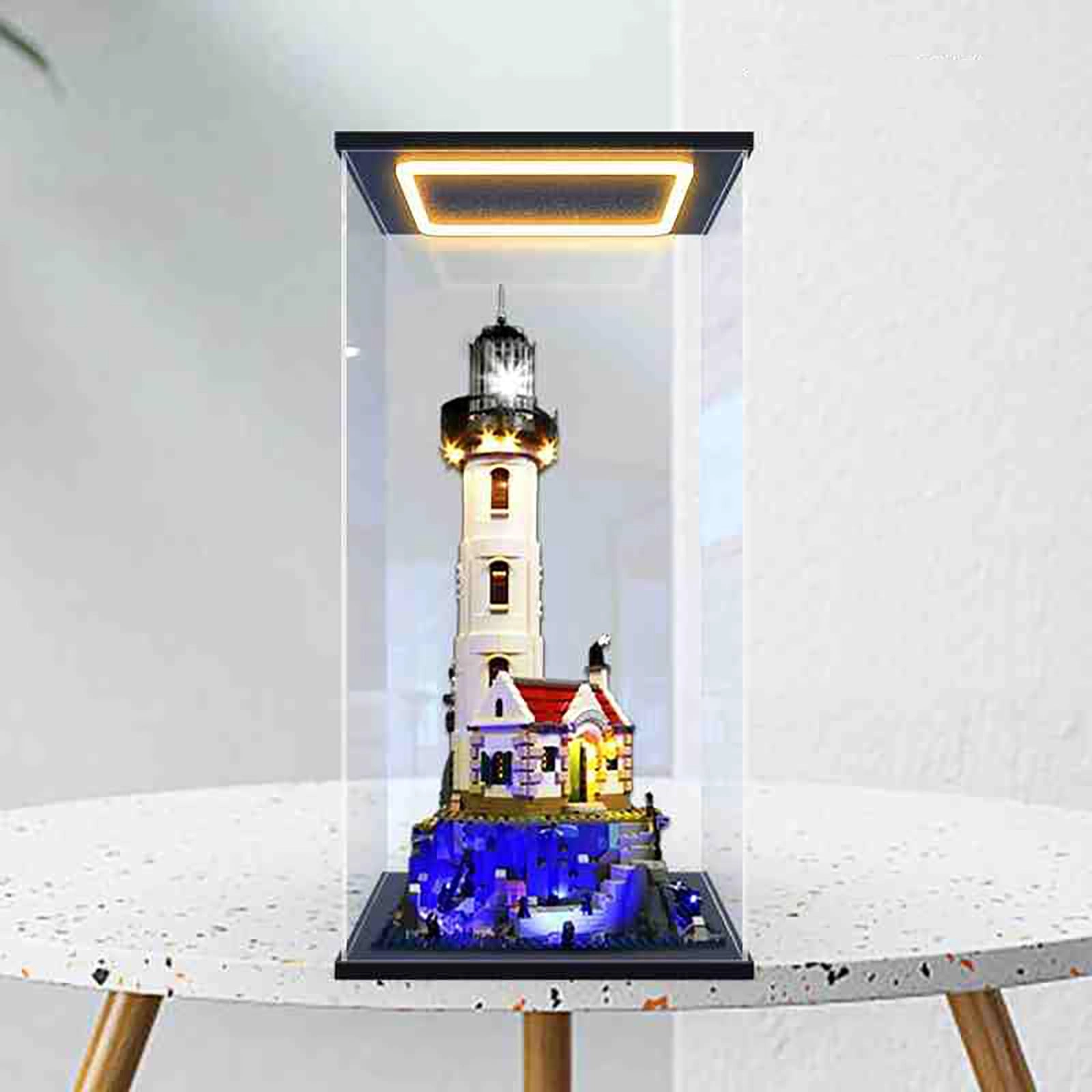 Display Case - Compatible with 21335 Dustproof Elegant Model with White Backlight (Display Case Only)