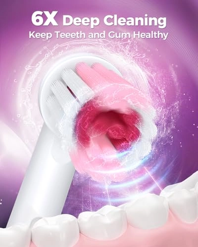 Rotating Electric Toothbrush - 8 Brush Heads 3 Modes