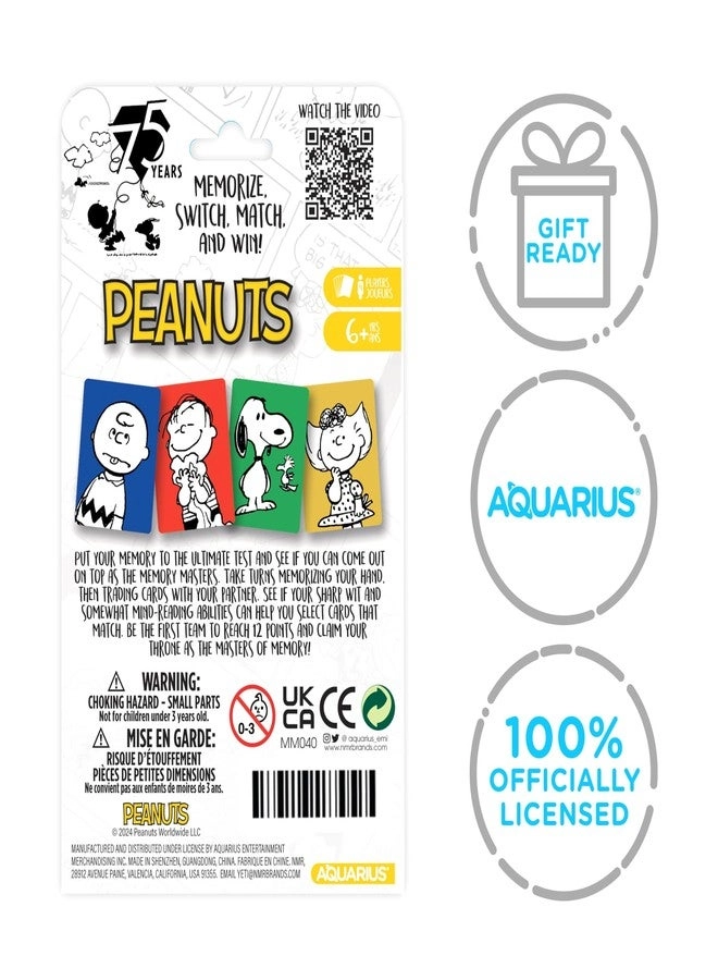 Peanuts 75th Memory Master - Card Game