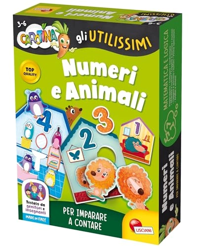 Carotina The useful numbers and animals - 3 years and up 1 piece