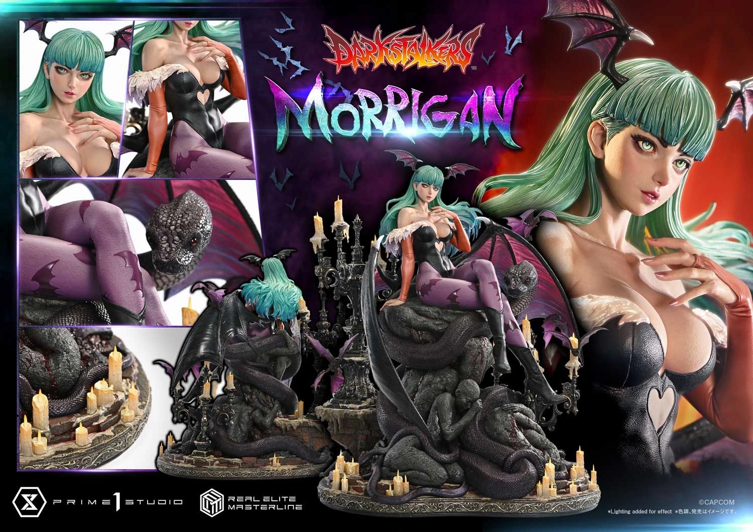 Morrigan - Darkstalkers Real Elite Masterline (55 cm)