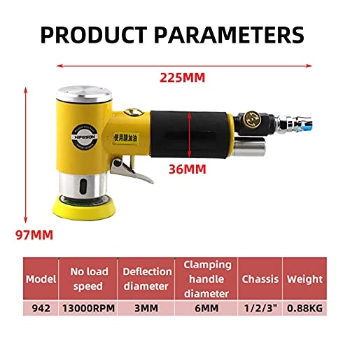 SY3 - Portable polishing machine Mini Pneumatic Angle Sander