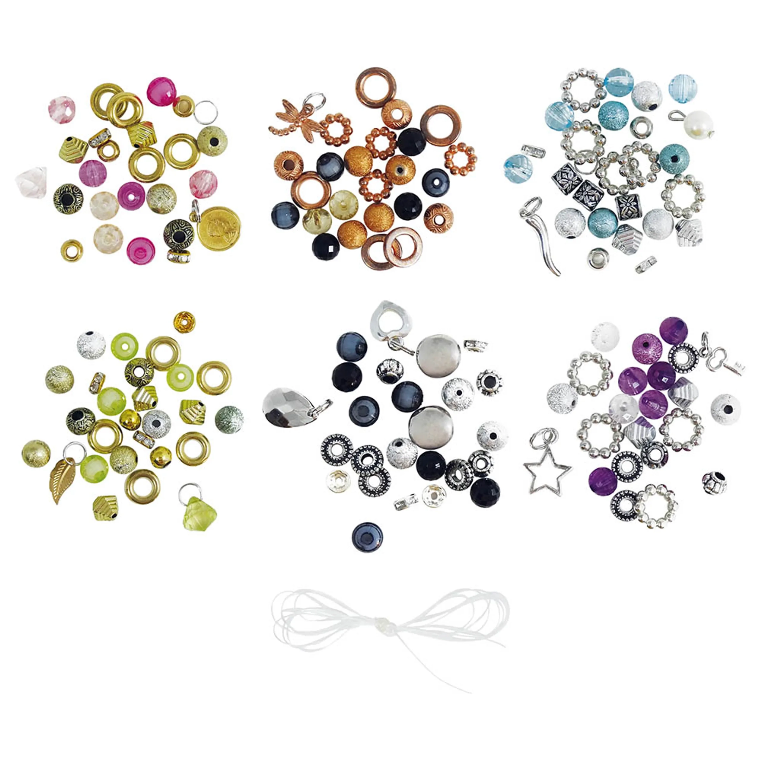 Buki France Charm Bracelets Kit - 6 bracelets