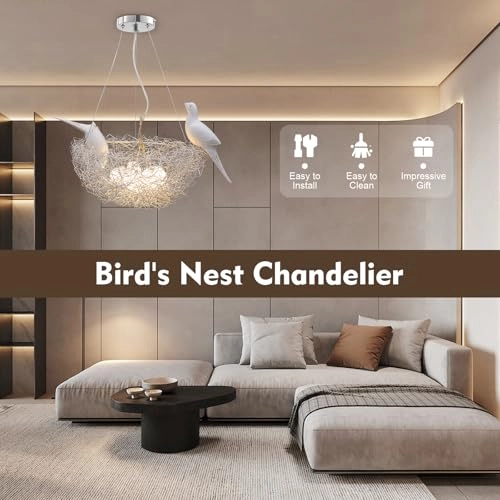 Bird's Nest Chandelier - 4000K