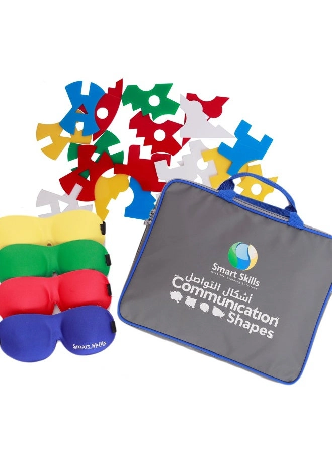 Communication Shapes - 30 plastic shapes 3–12 participants