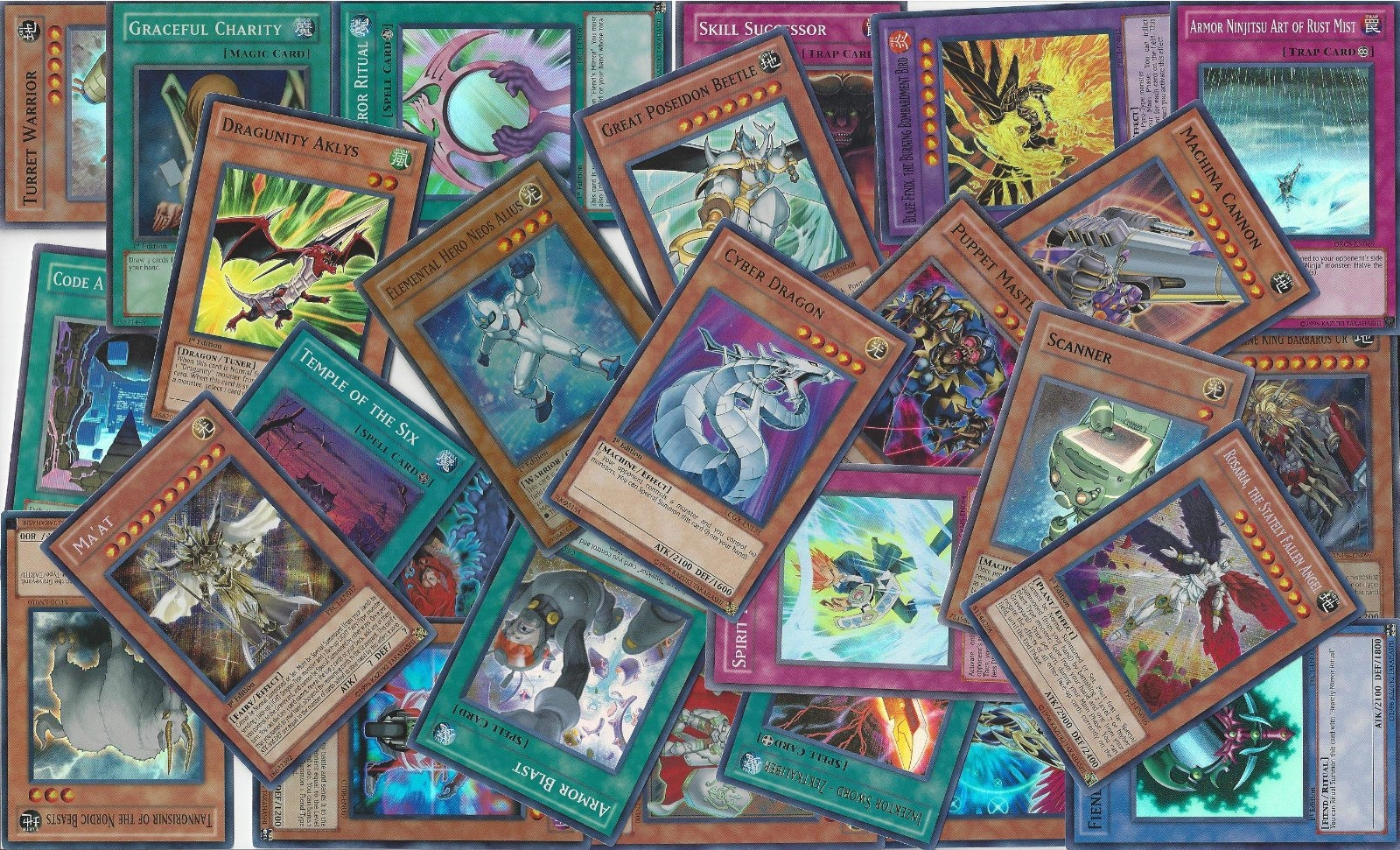 Anime Trading Card Set - Spanish 100pcs
