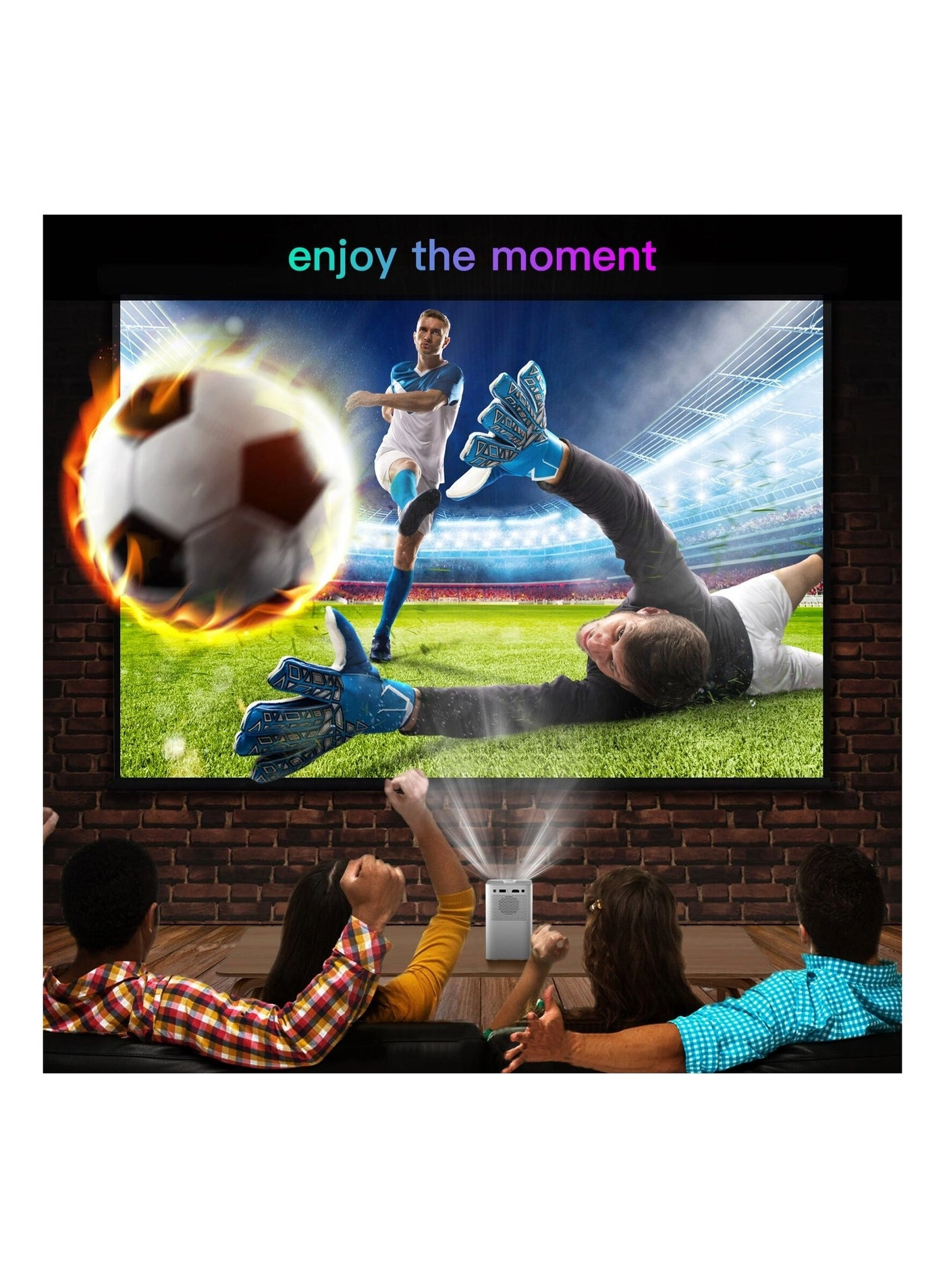 Mini Projector Android WiFi Bluetooth Remote