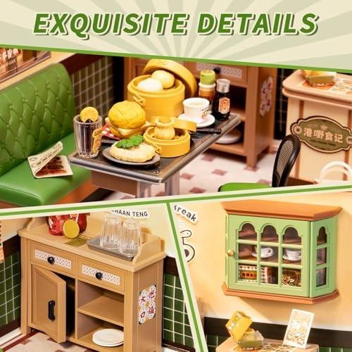 DIY Miniature House Kit - Hong Kong Bites Cafe