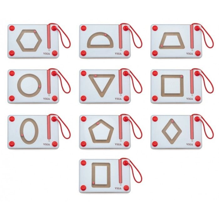 Magnetic Writing Board Mathematics & Geometric - 3 years+ 10 pieces