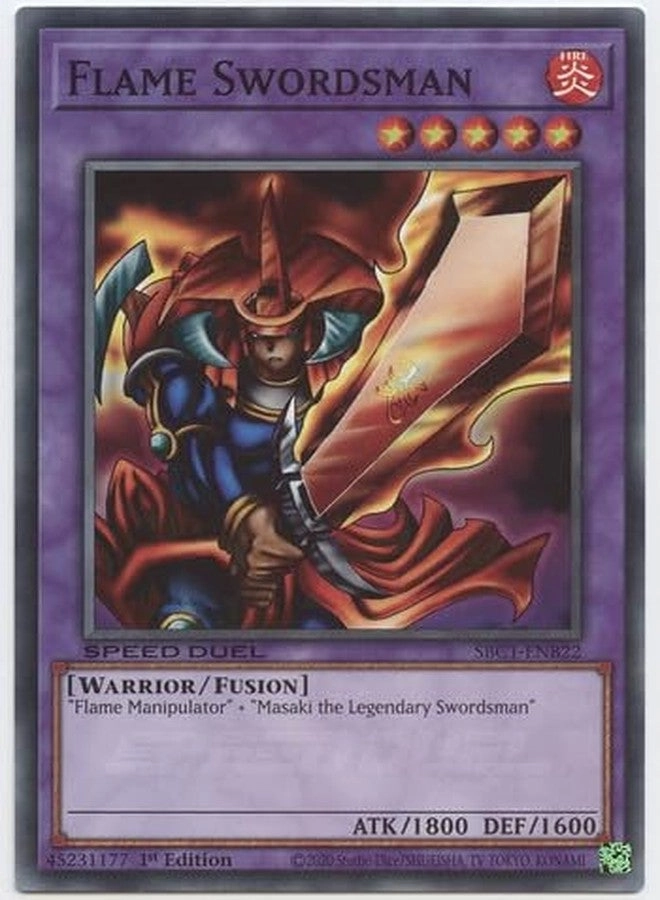 Yu-Gi-Oh! Flame Swordsman SBC1-ENB22