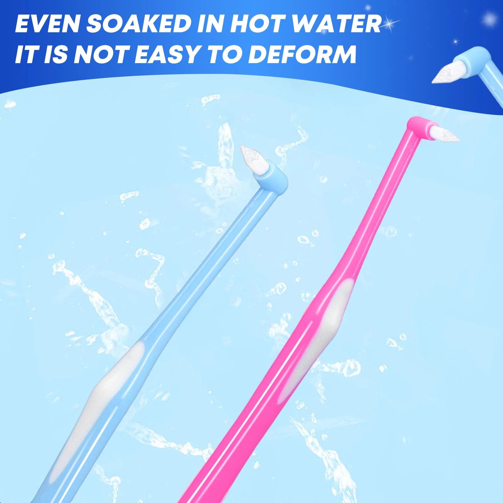 Interspace Toothbrush - Soft Protective cap 4-Piece Pack