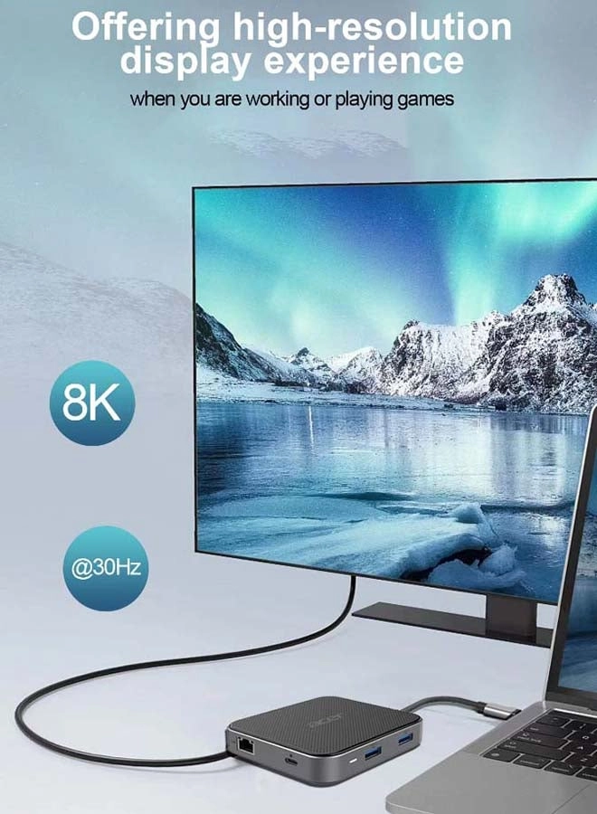 7-in-1 USB4 8K Multi Display Hub