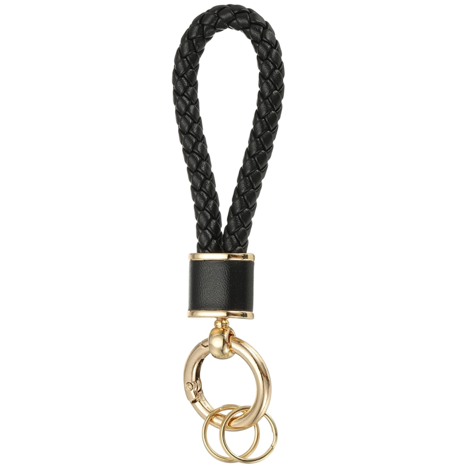 Braided Leather Keychain - Animal