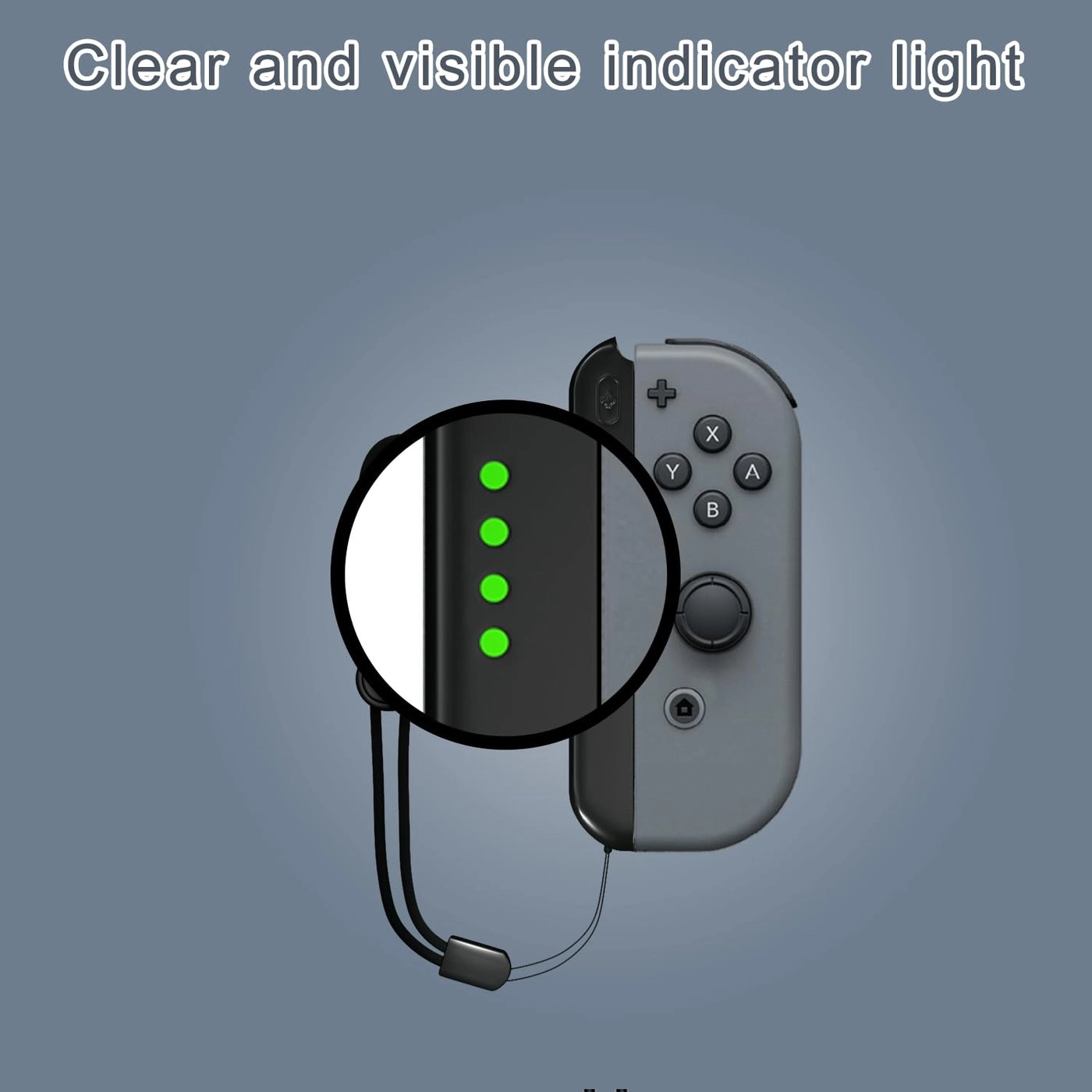 Wrist Strap for Switch Joycon - 2 Pack Black Replacement