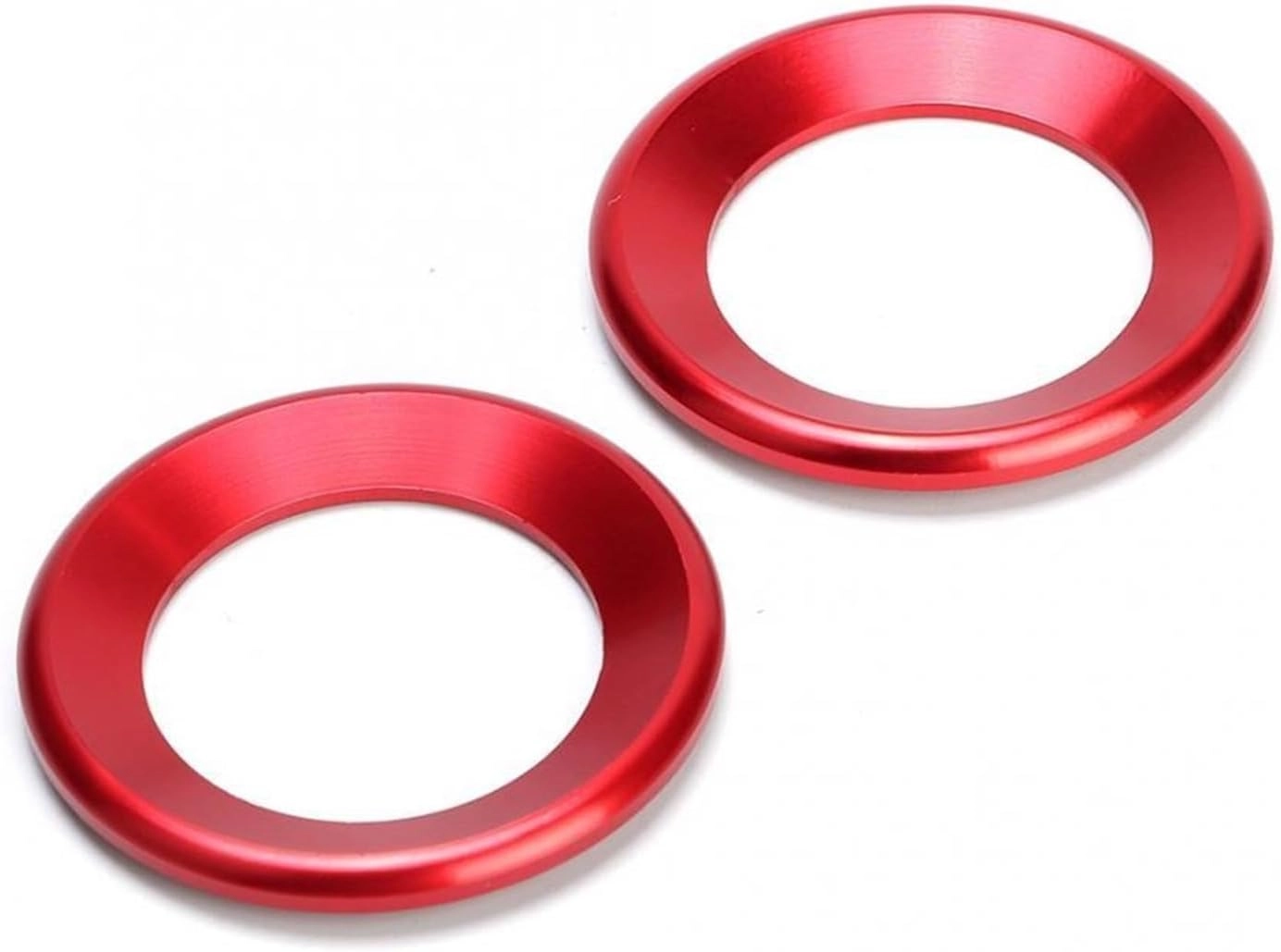 DEMULAX Loudspeaker Circle Trim - 2pcs Red for Civic