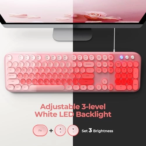 Large Print Backlit Keyboard - Wired