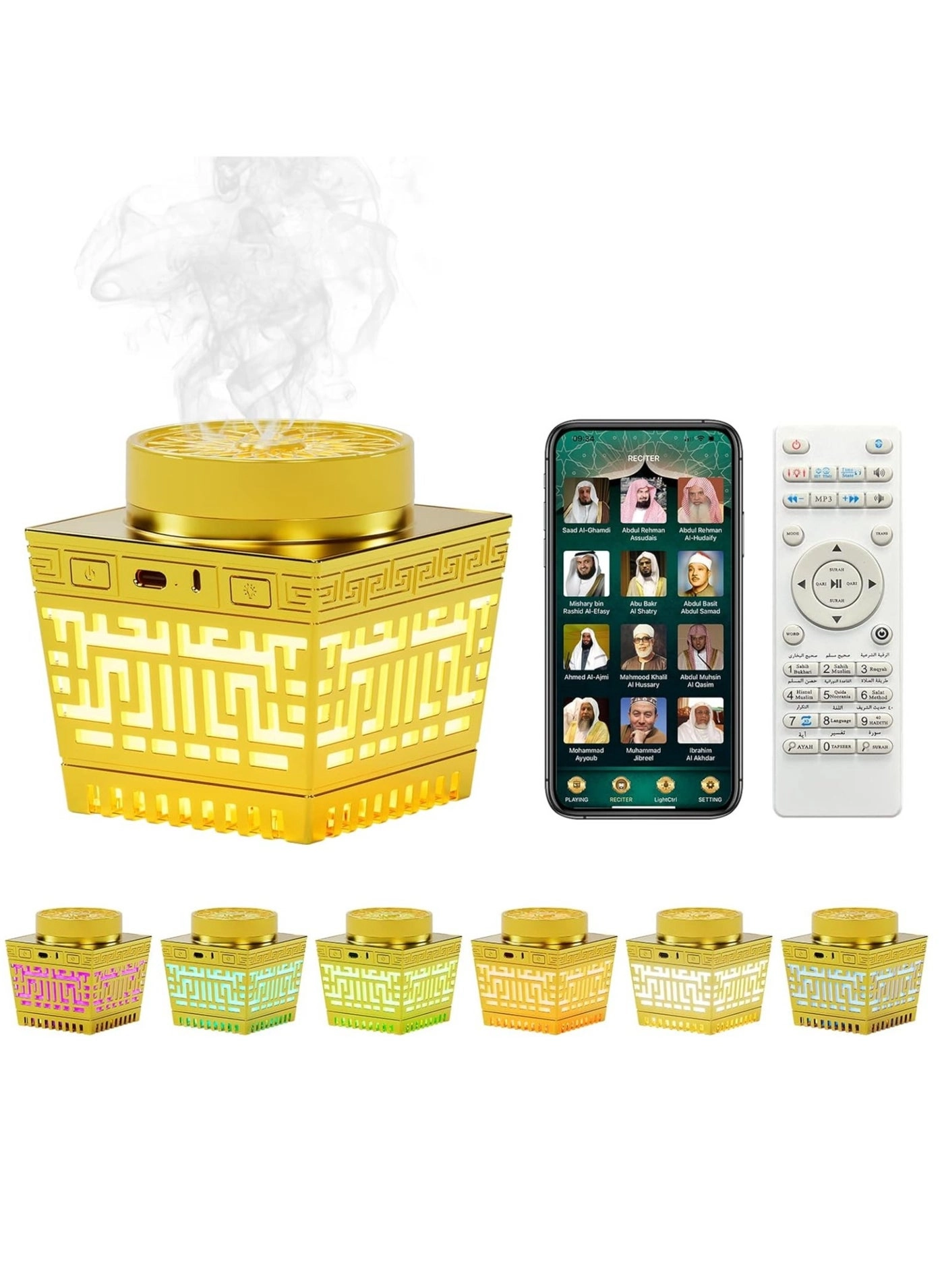 Quran Speaker & Mini Incense Burner Bakhoor