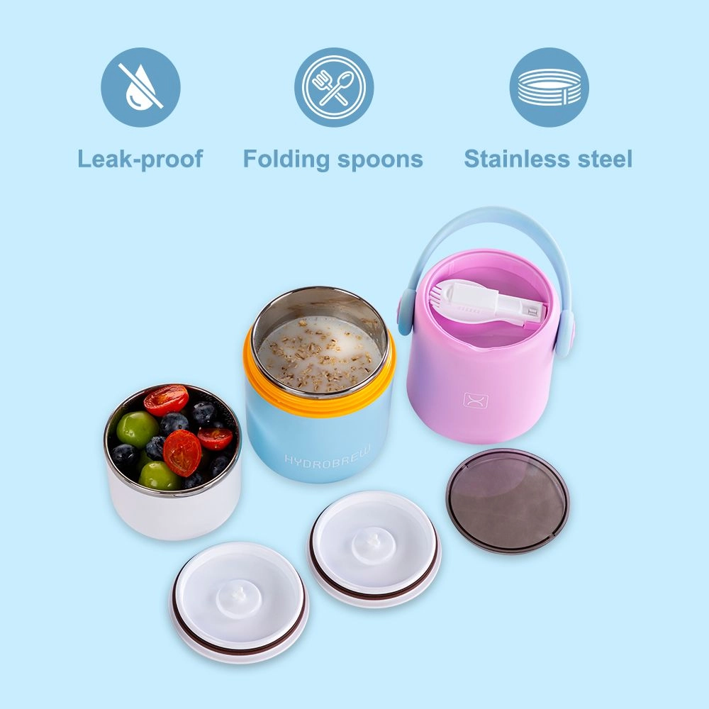 Double Decker SS Lunch Box - Sage And Amber 0.82L