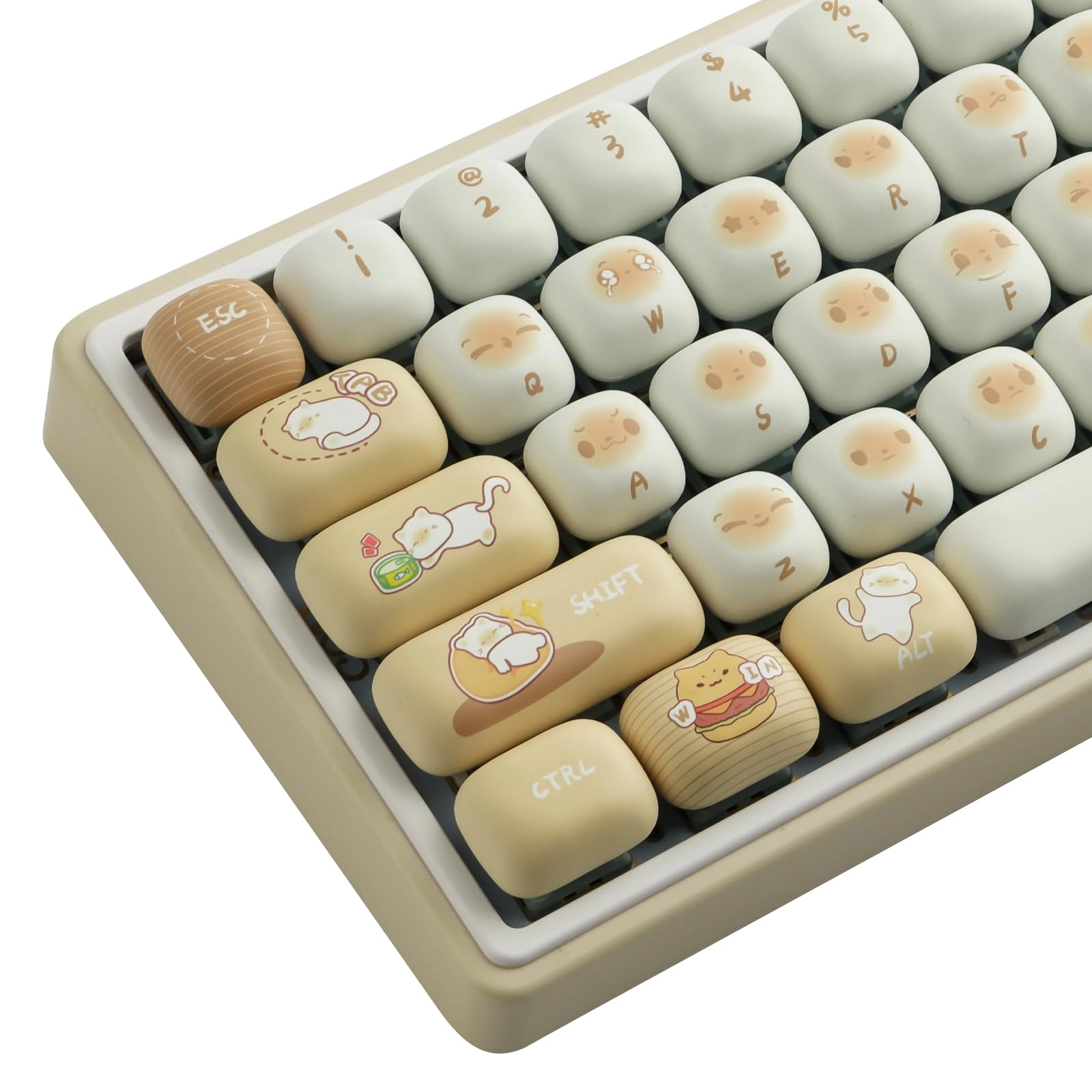 TYRIXKI PBT Keycaps - Bluetooth USB-C