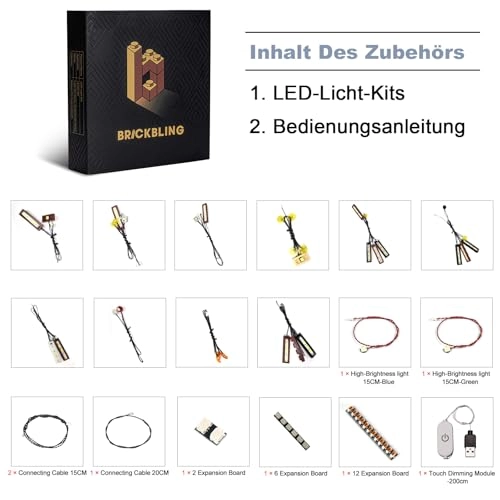 LED Light Set - Touch Dimmer Switch USB connection