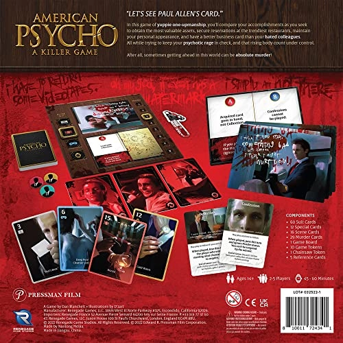 American Psycho: A Killer Game - Trick Taking Game