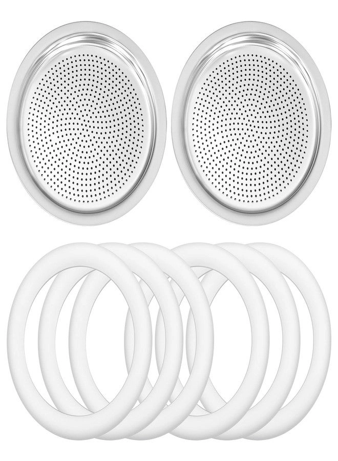 CHAR YONG BIA640310 - 9 Cups 6 Pcs Silicone Sealing 2 Pcs Stainless Filter Plate