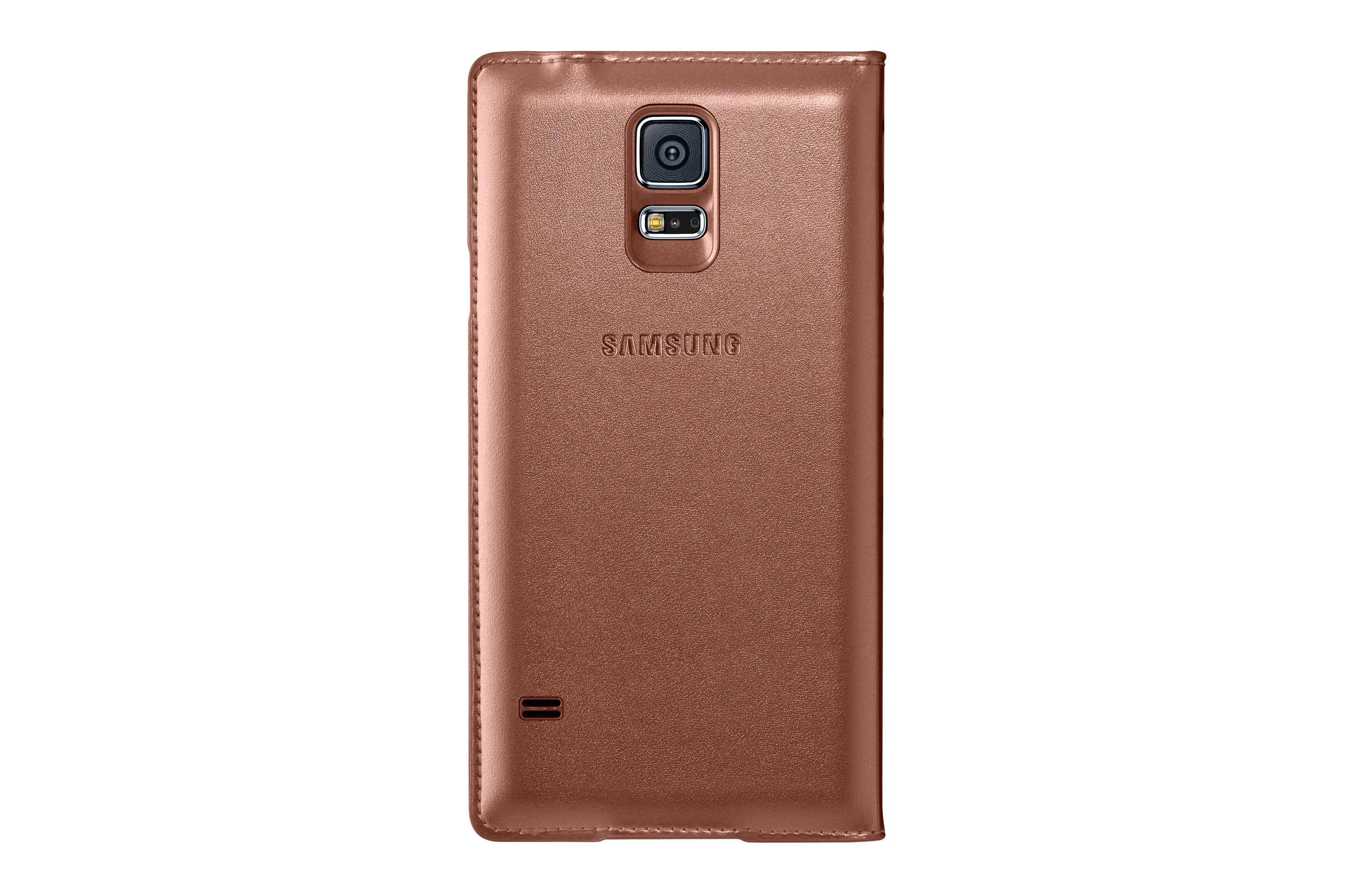 LED View Cover - Gold + Wireless Charging Pad for Galaxy S7