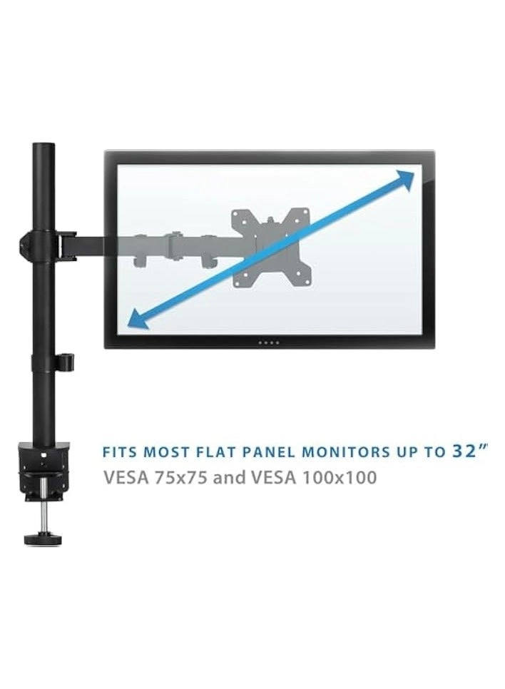 Monitor Mount Arm - Single 20 to 32 inches 75x75mm and 100x100mm