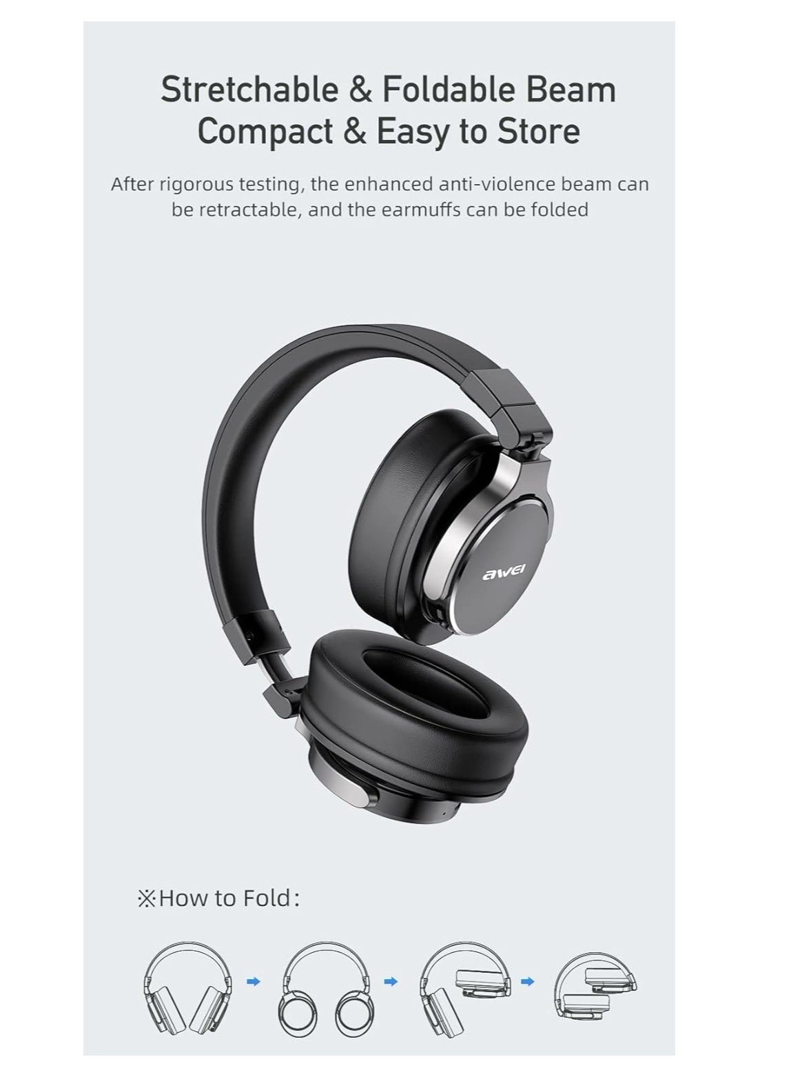 A710BL Wireless Headphones