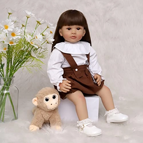 Reborn Baby Doll - 22 Inches / 55 cm Silicone Ages 3+