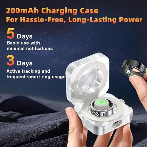 Smart Ring - 12 gold Heart Rate Sleep