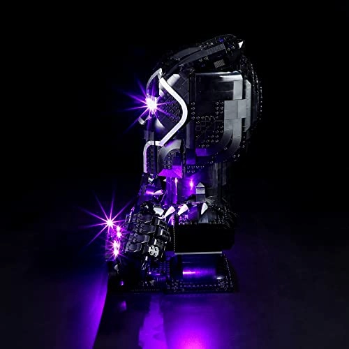 Led Lighting Kit for LEGO-76215 Black Panther - Compatible with Lego Marvel Building Blocks Model