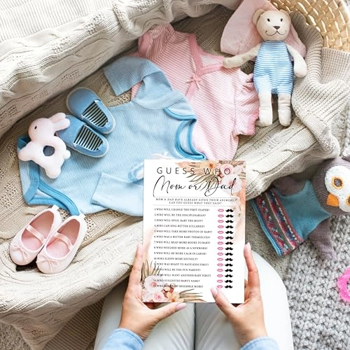 Boho Floral Baby Shower Games - 30 piece(s)