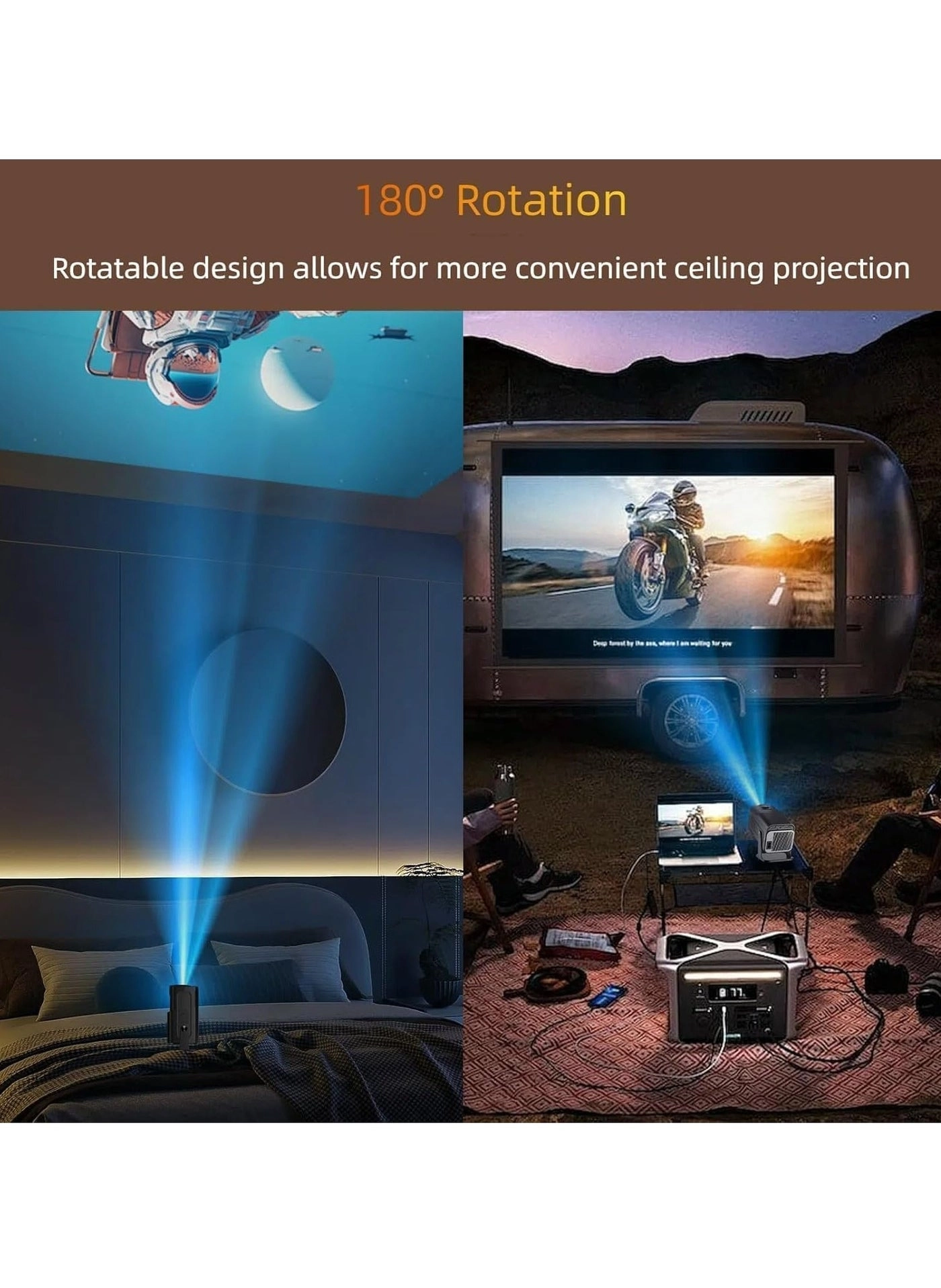 Mini Portable Projector 200 ANSI